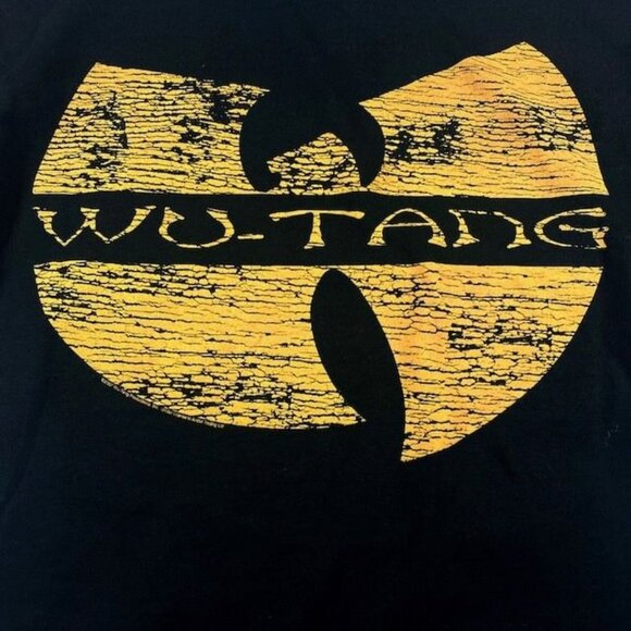 NWOT Wu Tang Clan Band Logo Tee Shirt Black,  Size Medium - Picture 2 of 2